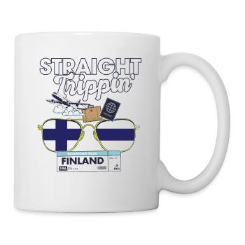 Straight Trippin' Finland Vacation Tour Travel - Mug blanc - blanc - Droite