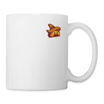 Taco Logo Emblème Coquille dure Al Pastor Assaisonnement - Mug blanc - blanc - Droite