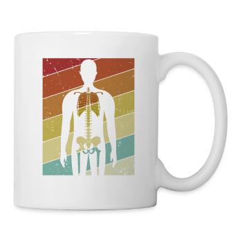Rétro Radiologie Infirmière Technicienne en Radiologie Radiologue - Mug blanc - blanc - Droite