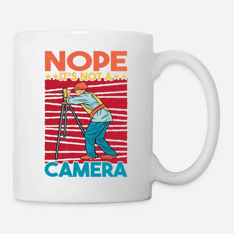 Nope, It's Not A Camera - Tasse - Weiß