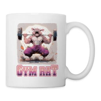 Gym Council Bodybuilding Weight Training Fun Fitness - Mug - white - Right