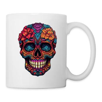 Dia de Muertos - Skull Mexico -Skull - Mug - white - Right