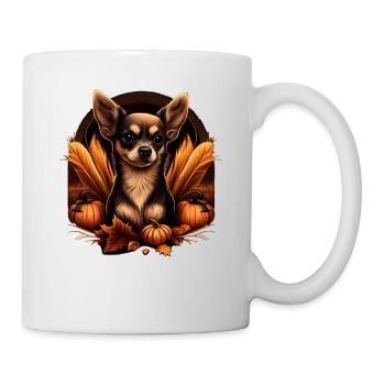 Chihuahua | Jour de l'Action de grâce Fermier - Mug blanc - blanc - Droite