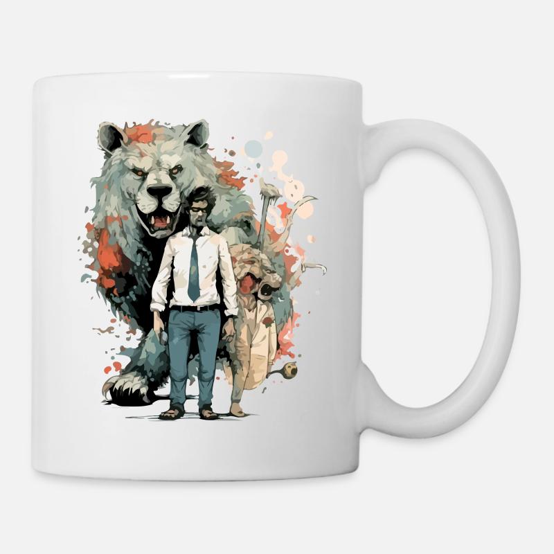 Die Seele des Tieres - Tasse - Weiß
