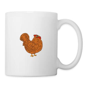 Je suis une maman poulet Seuls quelques-uns peuvent faire ce que je peux - Mug blanc - blanc - Droite