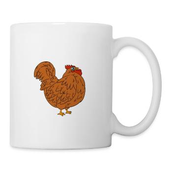 Vous n’avez pas toujours besoin d’un plan juste un poulet - Mug blanc - blanc - Droite