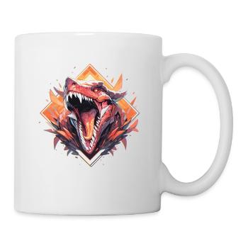 Dinosaurier Trex Dinos Dinosaurus Dino Baby - Tasse - Weiß - Rechts