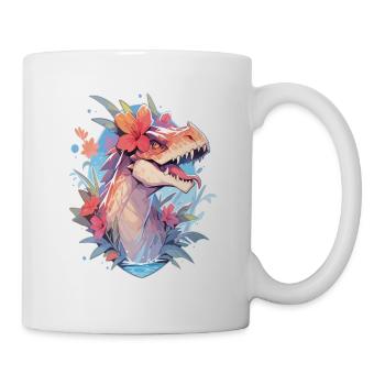 Dinosaurier Trex Dinos Dinosaurus Dino Baby - Tasse - Weiß - Rechts
