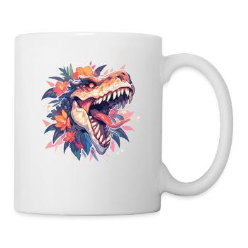 Dinosaurier Trex Dinos Dinosaurus Dino Baby - Tasse - Weiß - Rechts