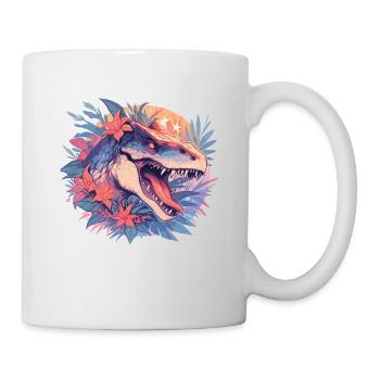 Dinosaurier Trex Dinos Dinosaurus Dino Baby - Tasse - Weiß - Rechts