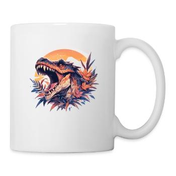 Dinosaurier Trex Dinos Dinosaurus Dino Baby - Tasse - Weiß - Rechts