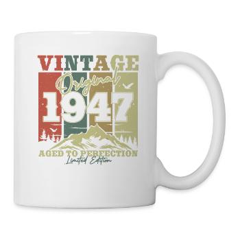 Original 1947 Vintage Birthday Year - Mug - white - Right