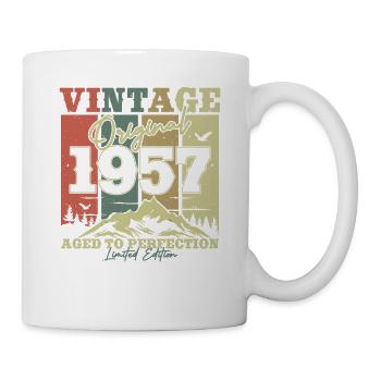 Original 1957 Vintage Birthday Retro - Mug blanc - blanc - Droite