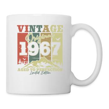 À l’origine 1967 Vintage Birthday Retro - Mug blanc - blanc - Droite