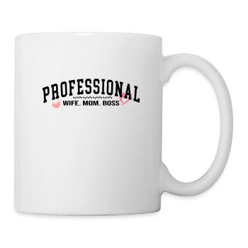 Professional Wife Mom Chef, Trendy Statement - Mug - white - Right