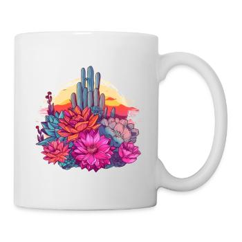 Cactus Desert Western Texas Succulent Retro - Mug - white - Right