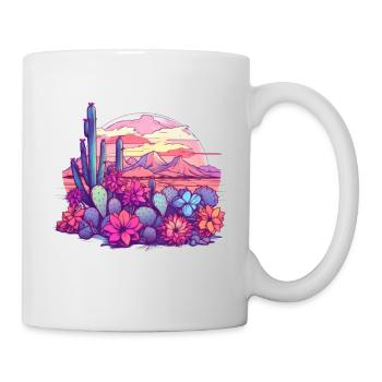 Cactus Desert Western Texas Succulent Plant - Mug - white - Right