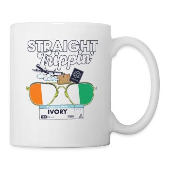 Straight Trippin' Ivory Vacation Tour Travel Trip - Tasse - Weiß - Rechts