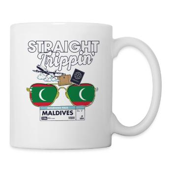 Straight Trippin' Maldives Vacation Tour Travel - Tasse - Weiß - Rechts