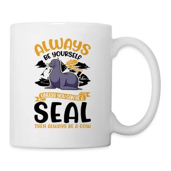 Cadeau de phoque Lion de mer Phoque Lion de mer - Mug blanc - blanc - Droite