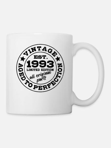 Vintage 1993 Limited Edition Aged to Perfection - Tasse - Weiß