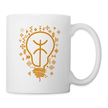 LA LUMIERE DE MA CULTURE AMAZIGH - Mug blanc - blanc - Droite