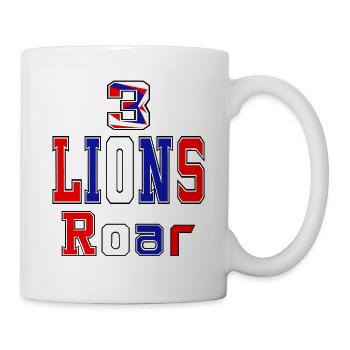 THREE LIONS ROAR - Mug - white - Right
