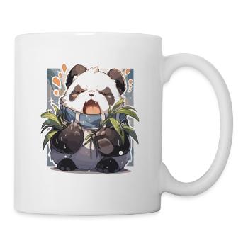 Pandabären - Tasse - Weiß - Rechts