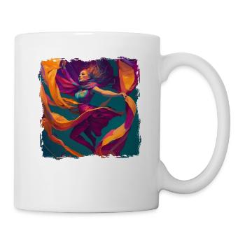 Gymnastik Aerial Yoga Luftakrobatin Tänzerin Aerial - Tasse - Weiß - Rechts