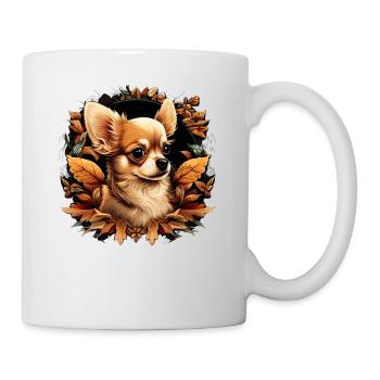 Chihuahua | Jour de l'Action de grâce Fermier - Mug blanc - blanc - Droite