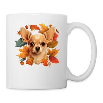 Chihuahua | Jour de l'Action de grâce Fermier - Mug blanc - blanc - Droite