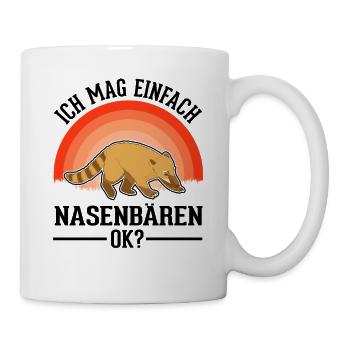 J’aime juste les coatis - Mug blanc - blanc - Droite