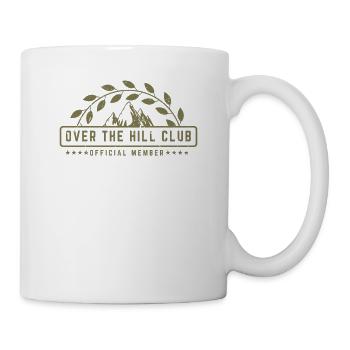 Offizieller Rücktritt von Over The Hill Club-Mitgliedern - Tasse - Weiß - Rechts