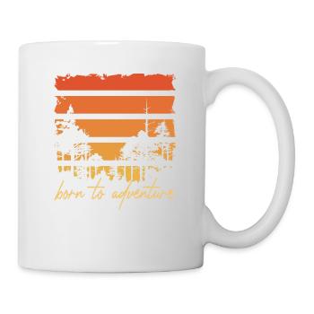 Born To Adventure Adventure Camp Nature Camper Team - Mug - white - Right
