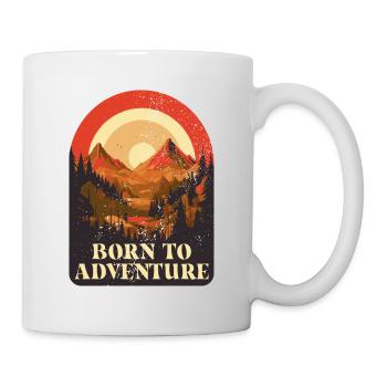 Born To Adventure Adventure Camp Nature Camper Team - Mug - white - Right