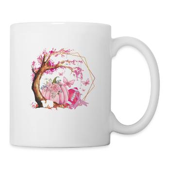In october we wear pink - Tasse - Weiß - Rechts