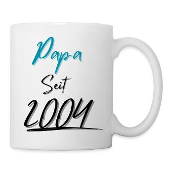 Papa seit 2004 - Tasse - Weiß - Rechts