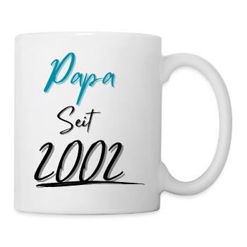 Papa seit 2002 - Tasse - Weiß - Rechts