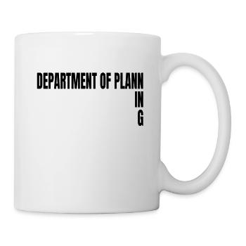 Department Of Planning Chaos Extra Falsch Gedruckt - Tasse - Weiß - Rechts