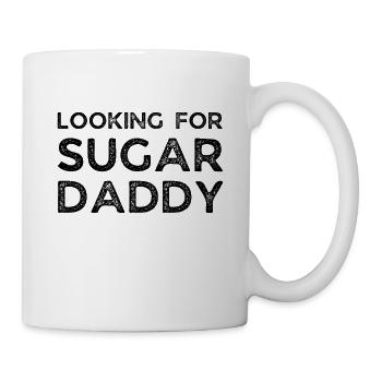 Looking For Sugar Daddy - Tasse - Weiß - Rechts