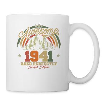 Vintage Birthday Gift 1941 82/83 Years - Mug - white - Right