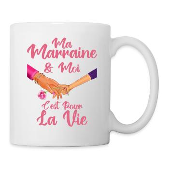 Ma Marraine & Filleule Cadeau Fille Amour - Mug blanc - blanc - Droite