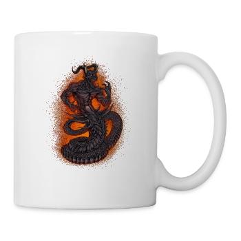 Gott Ahriman - Tasse - Weiß - Rechts