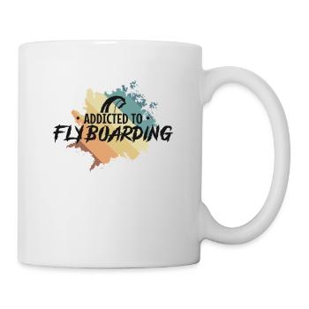 Addicted to Flyboarding Wassersport - Tasse - Weiß - Rechts