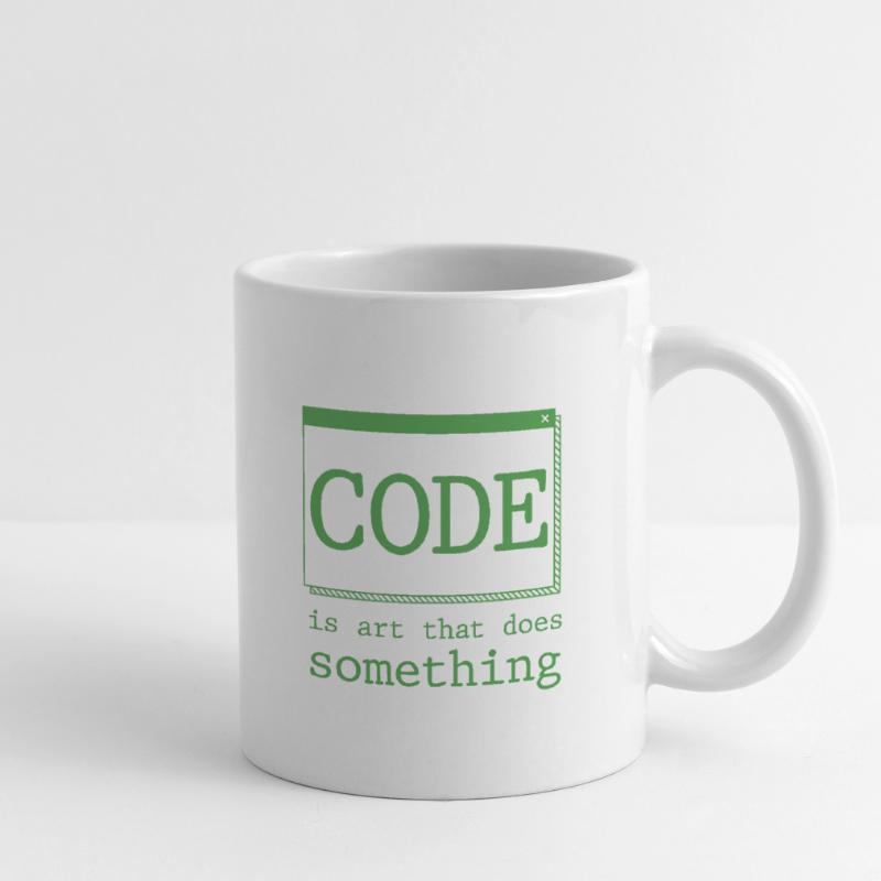 Code Is Art That Does Something 2 Mug