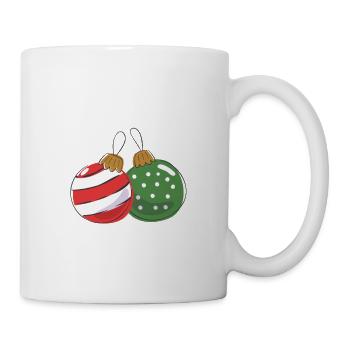 Découvrez mes couilles drôle sale blague de Noël - Mug blanc - blanc - Droite