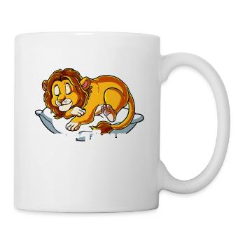 Hektik Ist Auch Keine Lösung - Tasse - Weiß - Rechts