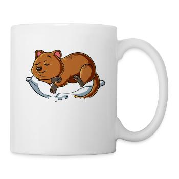 Hektik Ist Auch Keine Lösung - Tasse - Weiß - Rechts