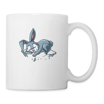 Hektik Ist Auch Keine Lösung - Tasse - Weiß - Rechts