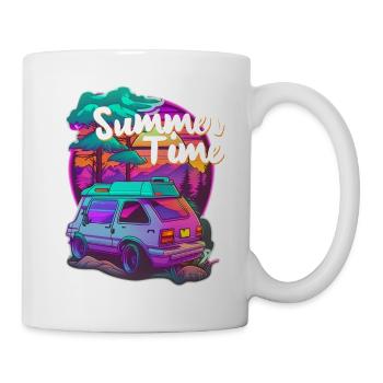 Summer Time - Van Life - Holidays - Mug - white - Right